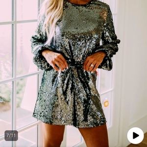 Sequin Mini Dress- Eras Tour Outfit